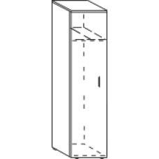 Шкаф узкий для одежды